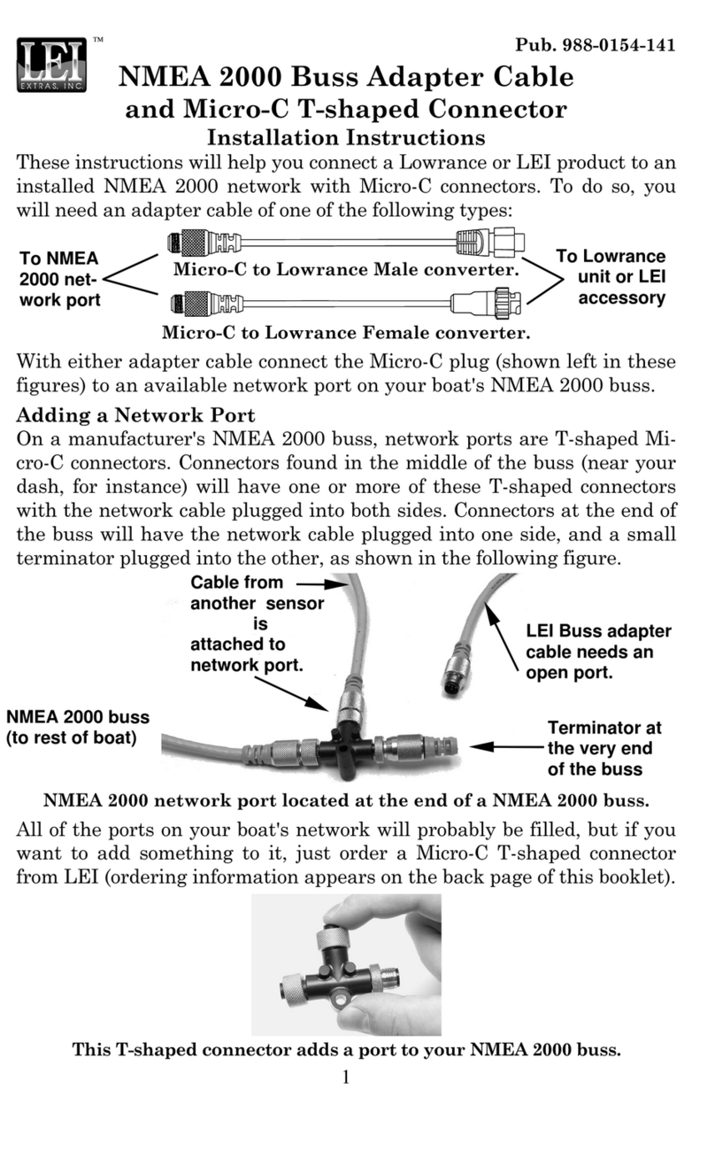 LEI Extras Buss Adapter Cable installation instructions