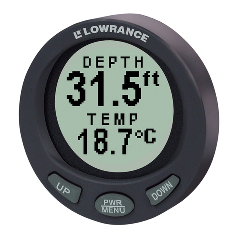 Lowrance LST-3800 Installation and operation instructions