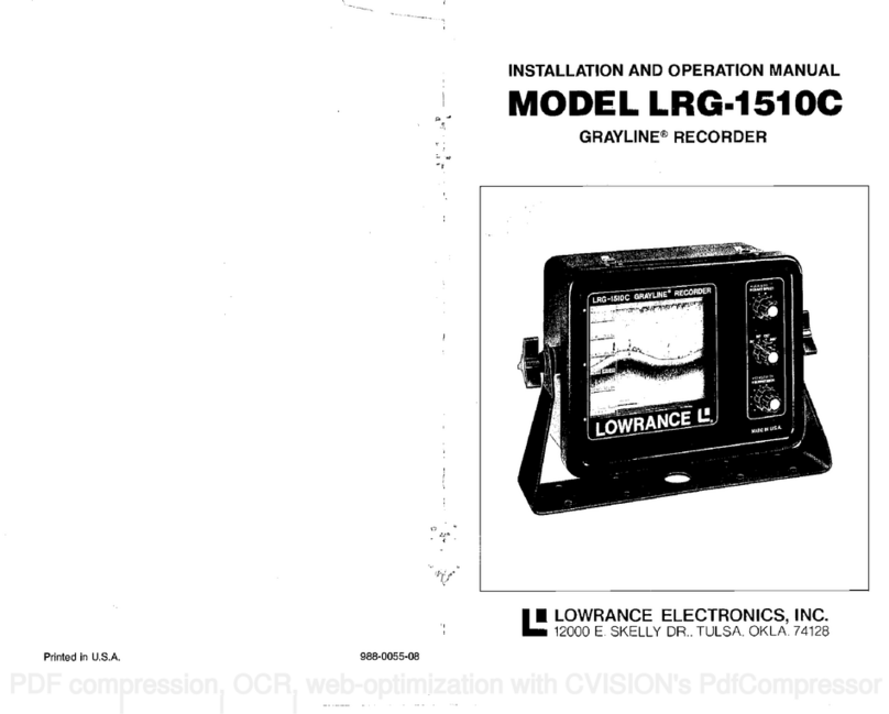 Lowrance LRG-1510C Installating and operation manual