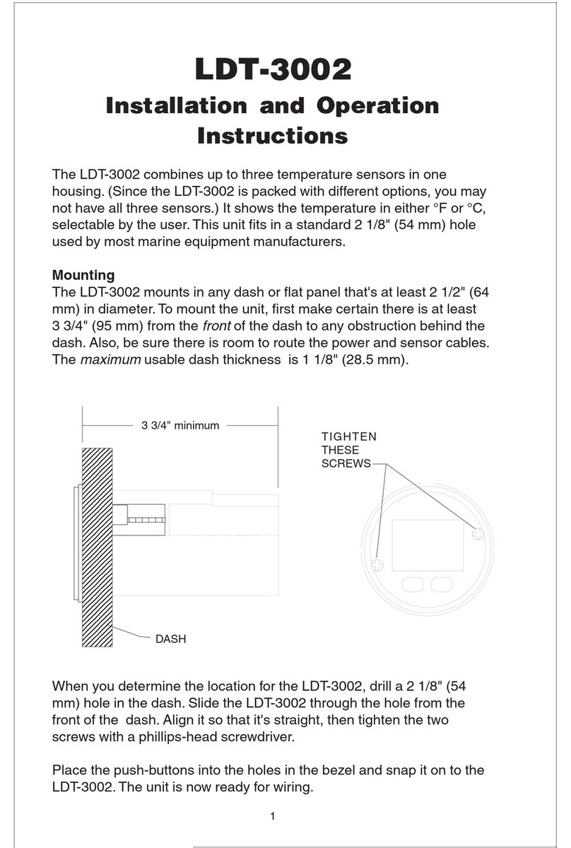 Lowrance LDT-3002 User manual