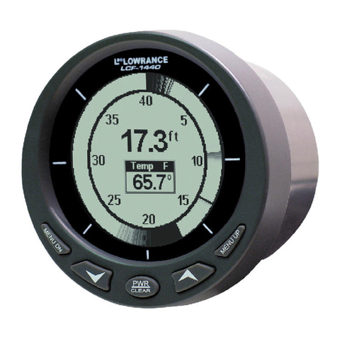 Lowrance LCF-1440 Installation and operation instructions