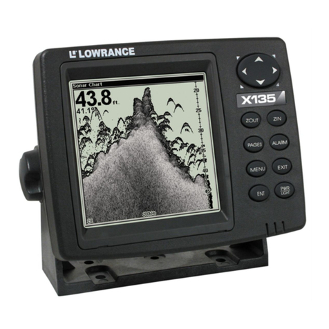 Lowrance X135 Connection guide