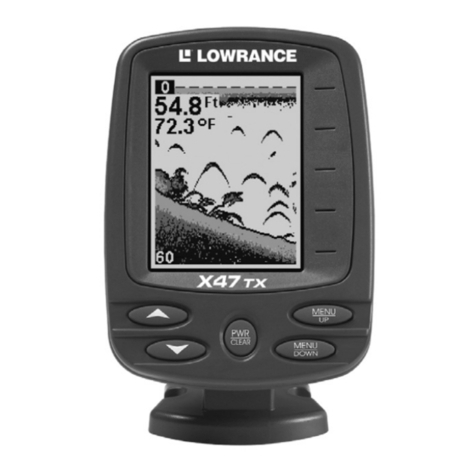 Lowrance X37TX User manual