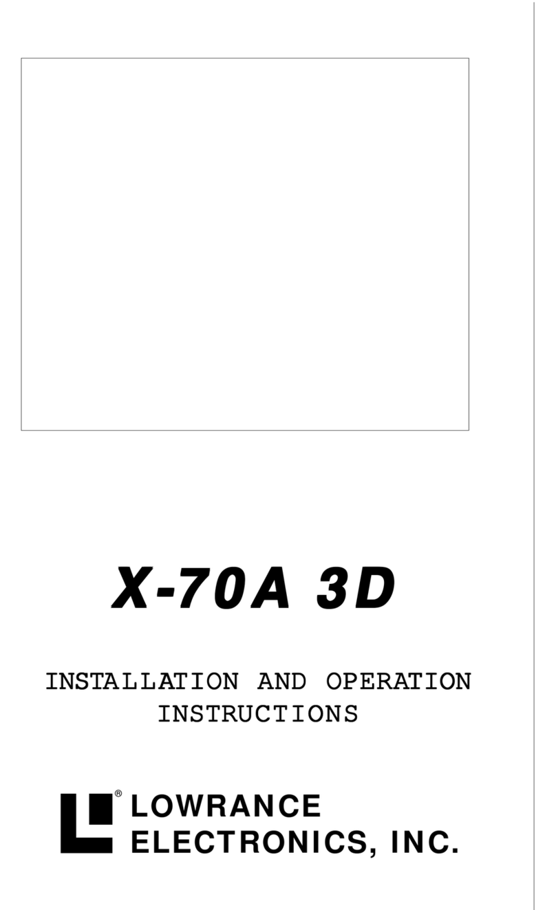 Lowrance X-70A 3D operation instruction