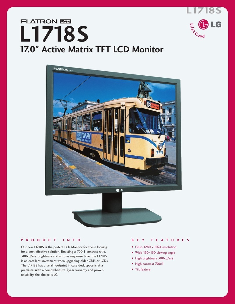 LG Flatron L1718S User manual