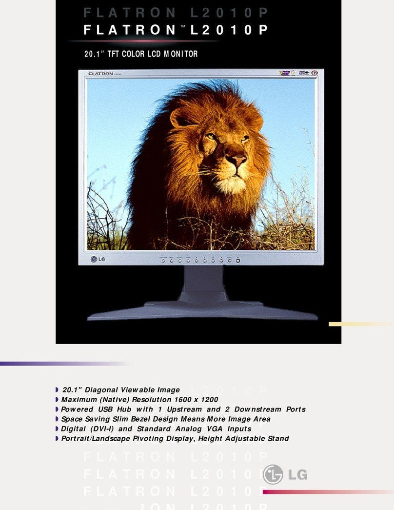 LG Flatron L2010P User manual