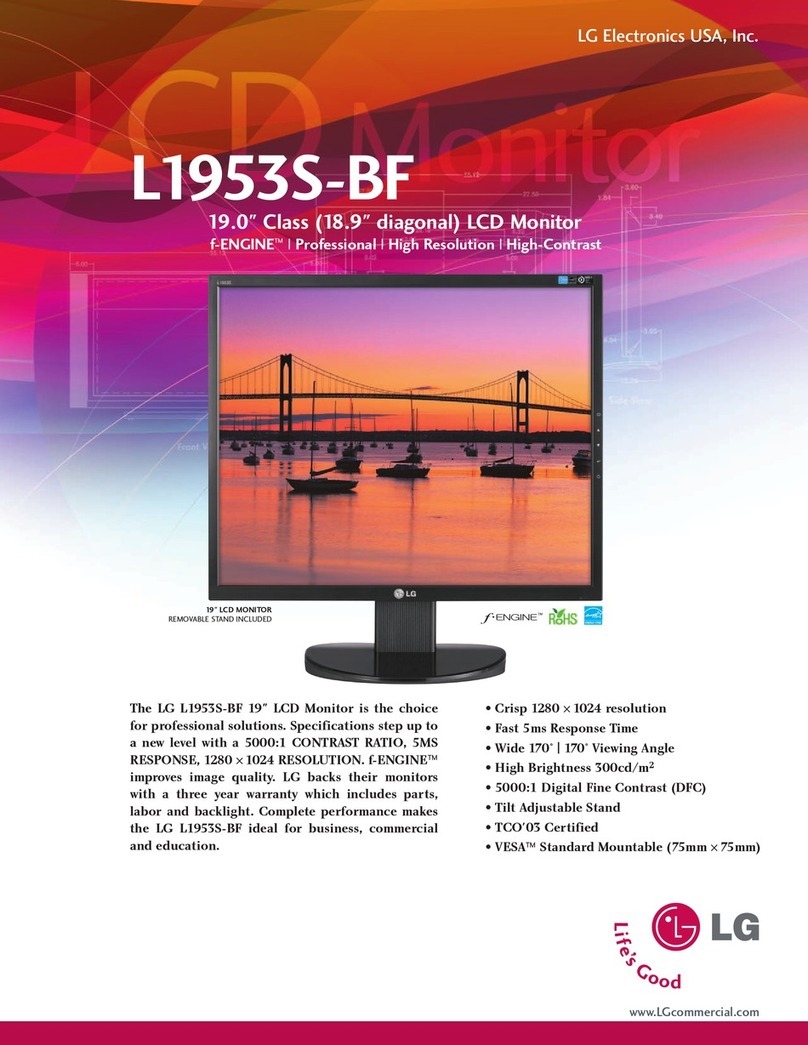 LG Flatron L1953S User manual