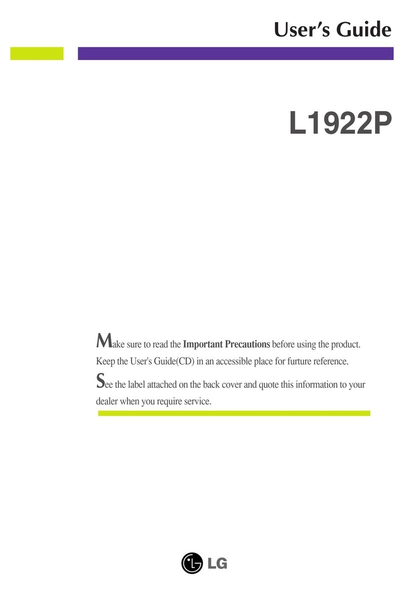 LG Flatron L1922P User manual