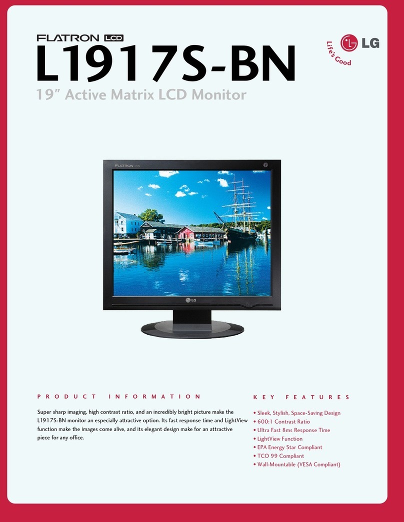 LG Flatron L1917S User manual