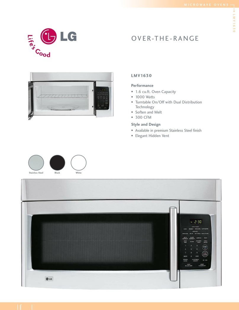 LG LMV1630 User manual