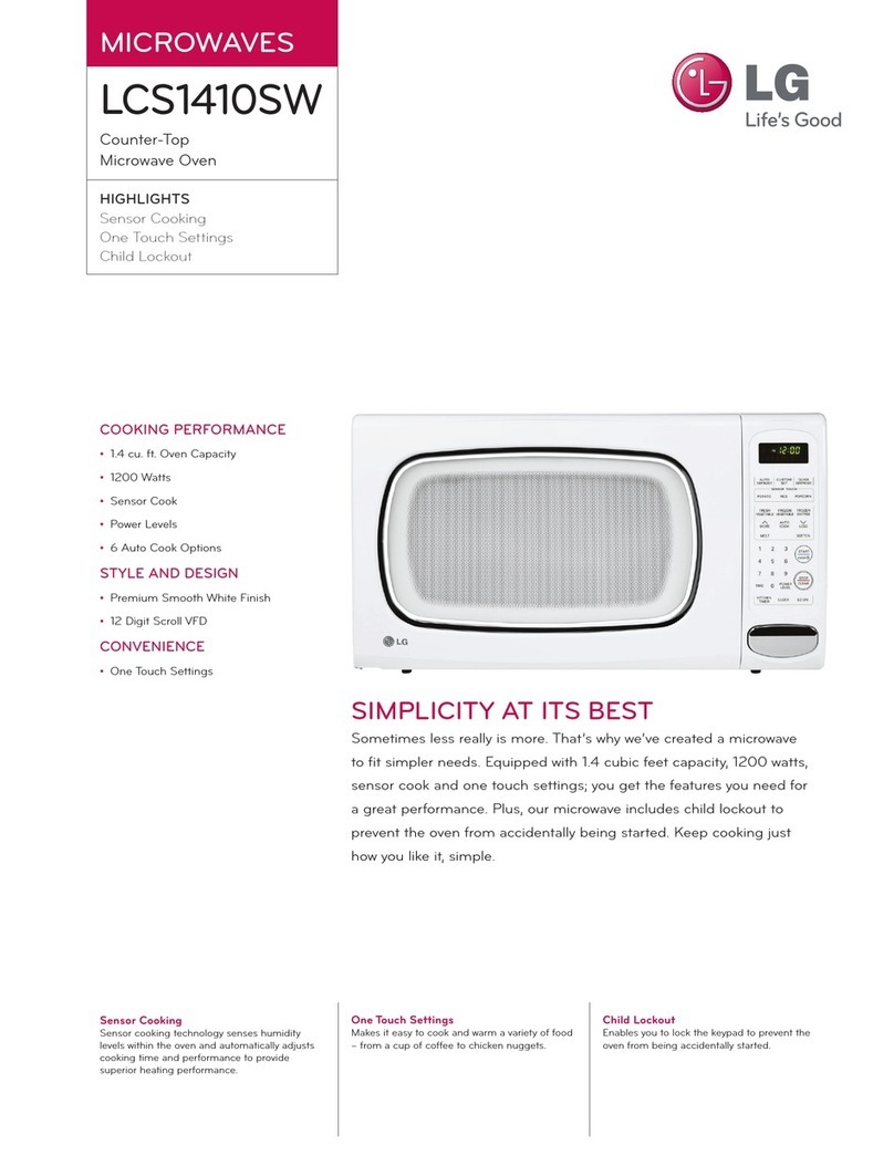 LG LCS1410SW User manual