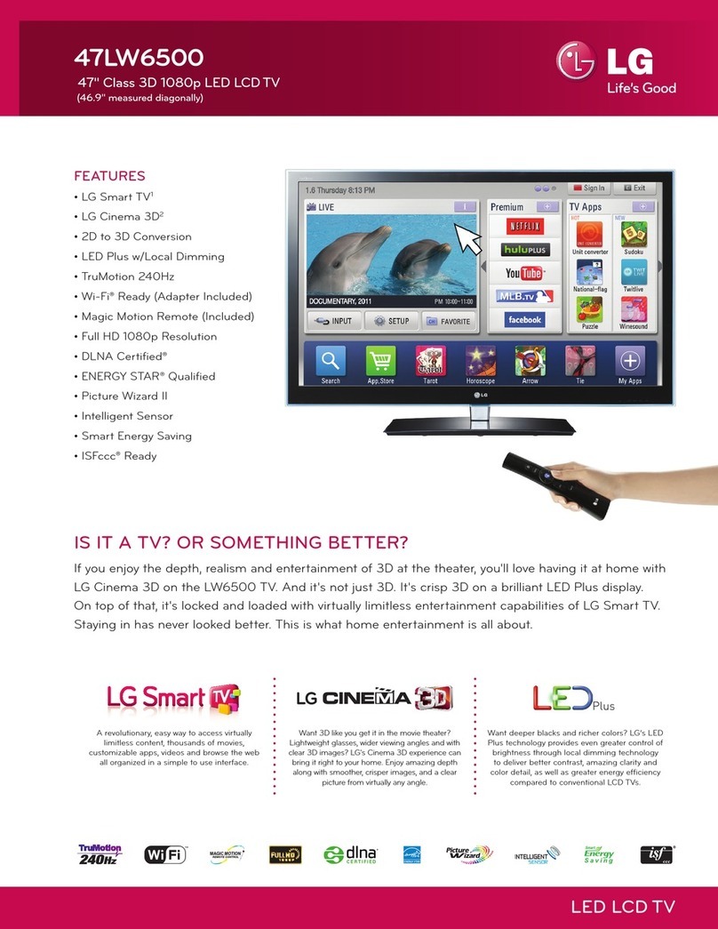 LG 47LW6500 User manual