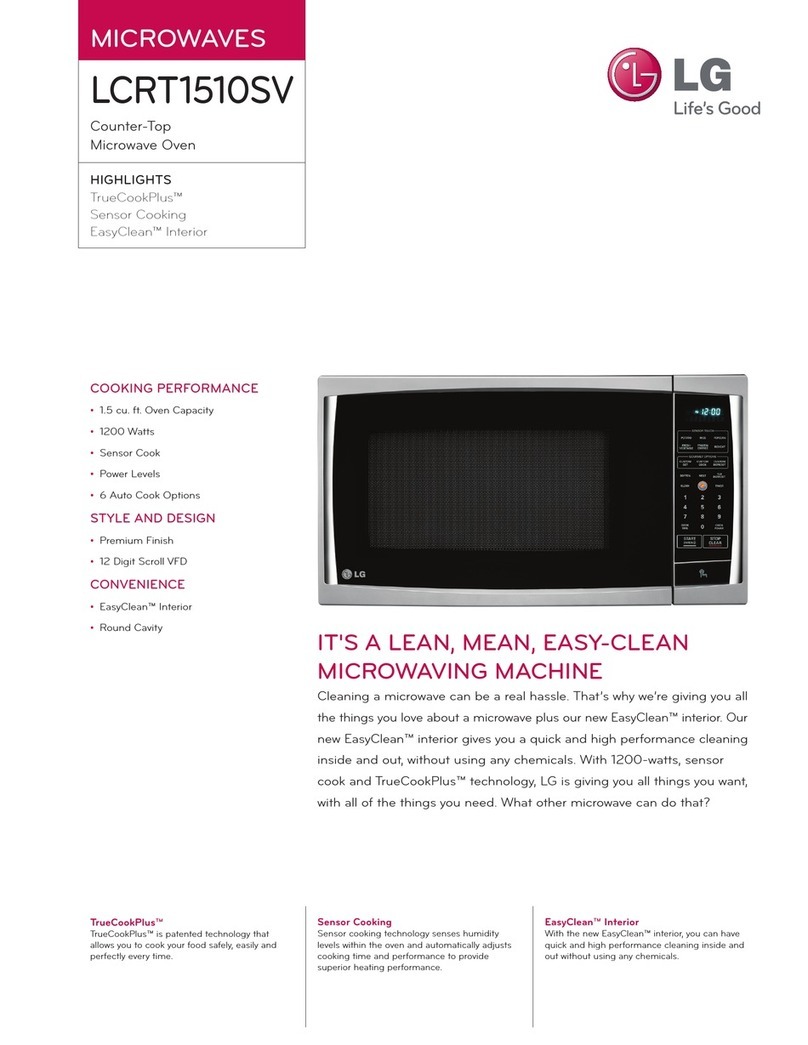 LG LCRT1510SV User manual