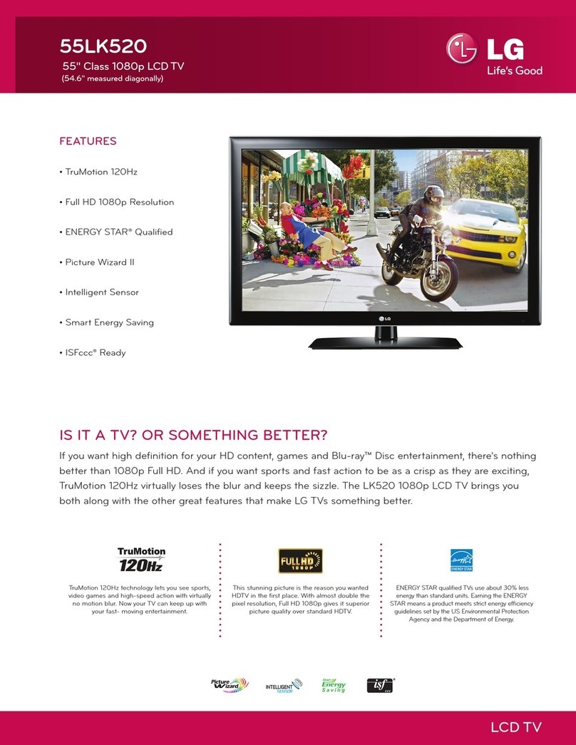 LG 55LK520 User manual