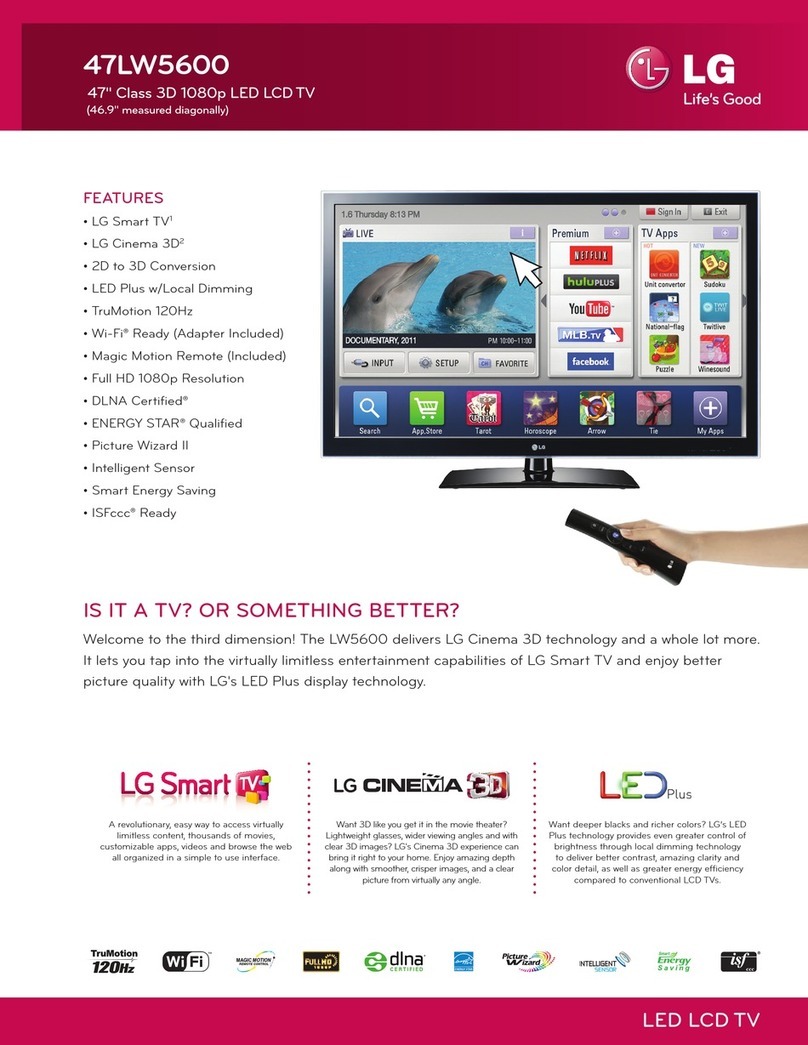 LG 47LW5600 User manual