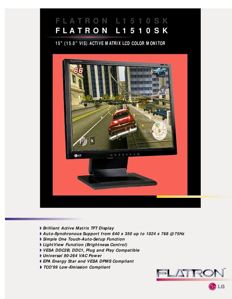 LG Flatron L1510SK User manual