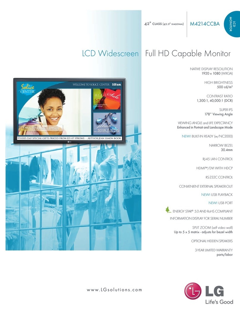 LG FLATRON M4214CC User manual
