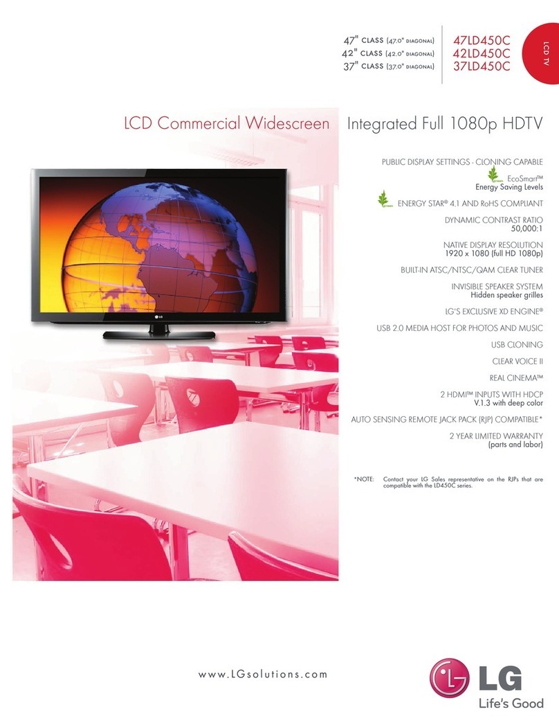 LG 37LD450C User manual