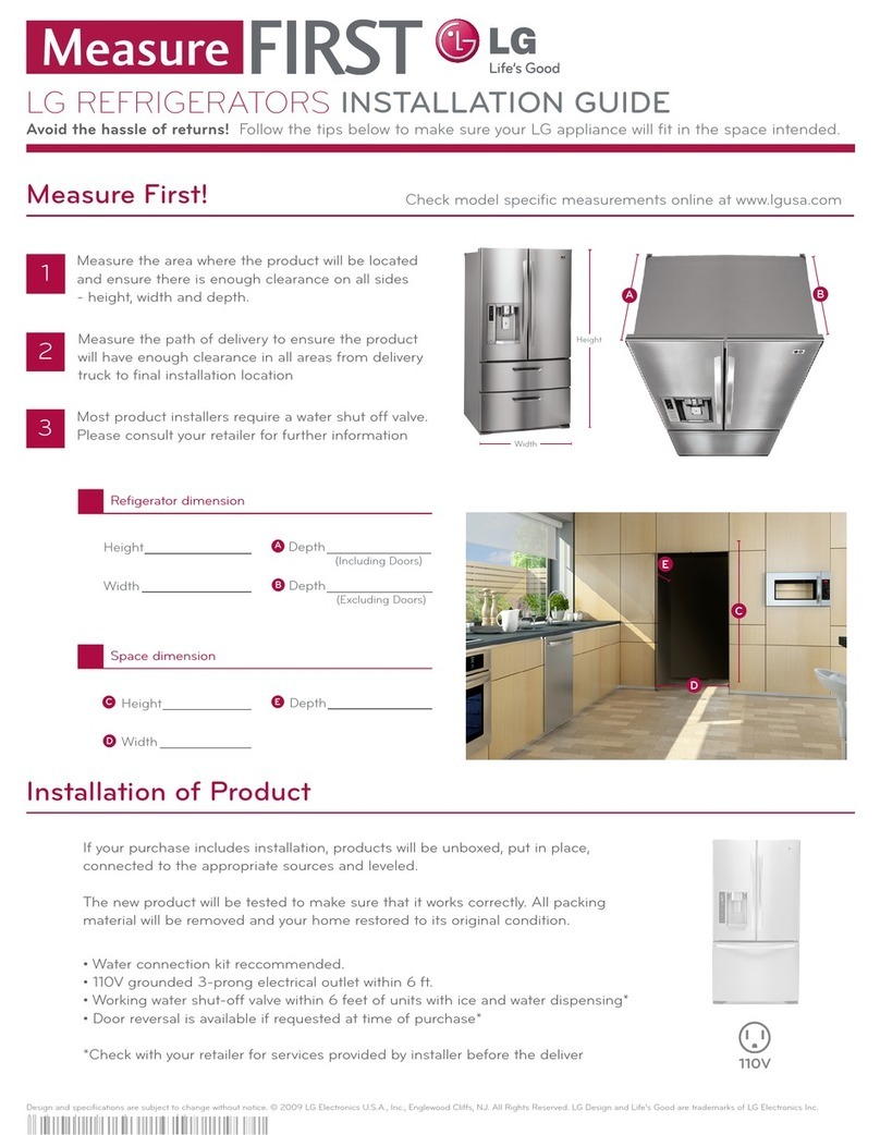 LG LFC20760 Series Service manual LG LFC20760 Series Service manual