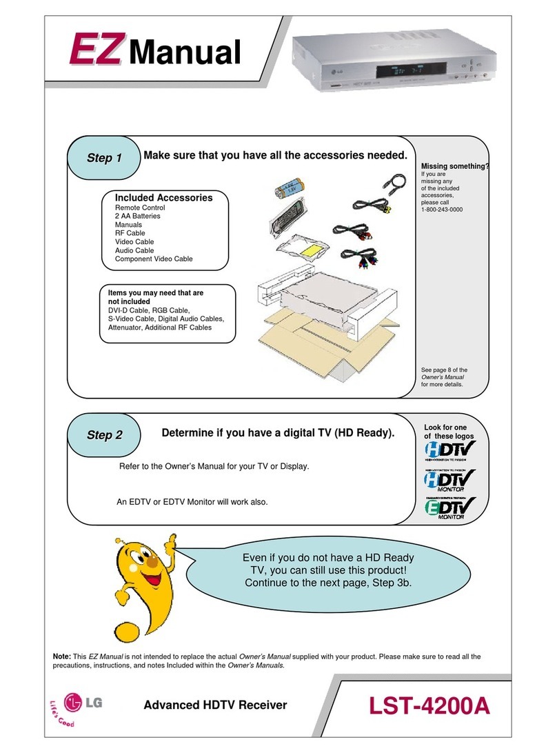 LG LST-4200A owner's manual