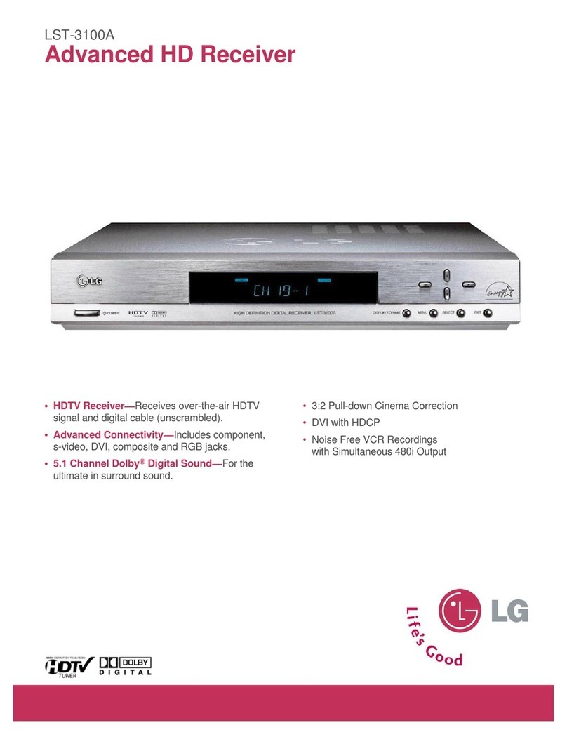 LG LST-3100A User manual