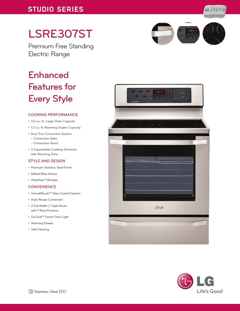 LG LSRE307ST User manual