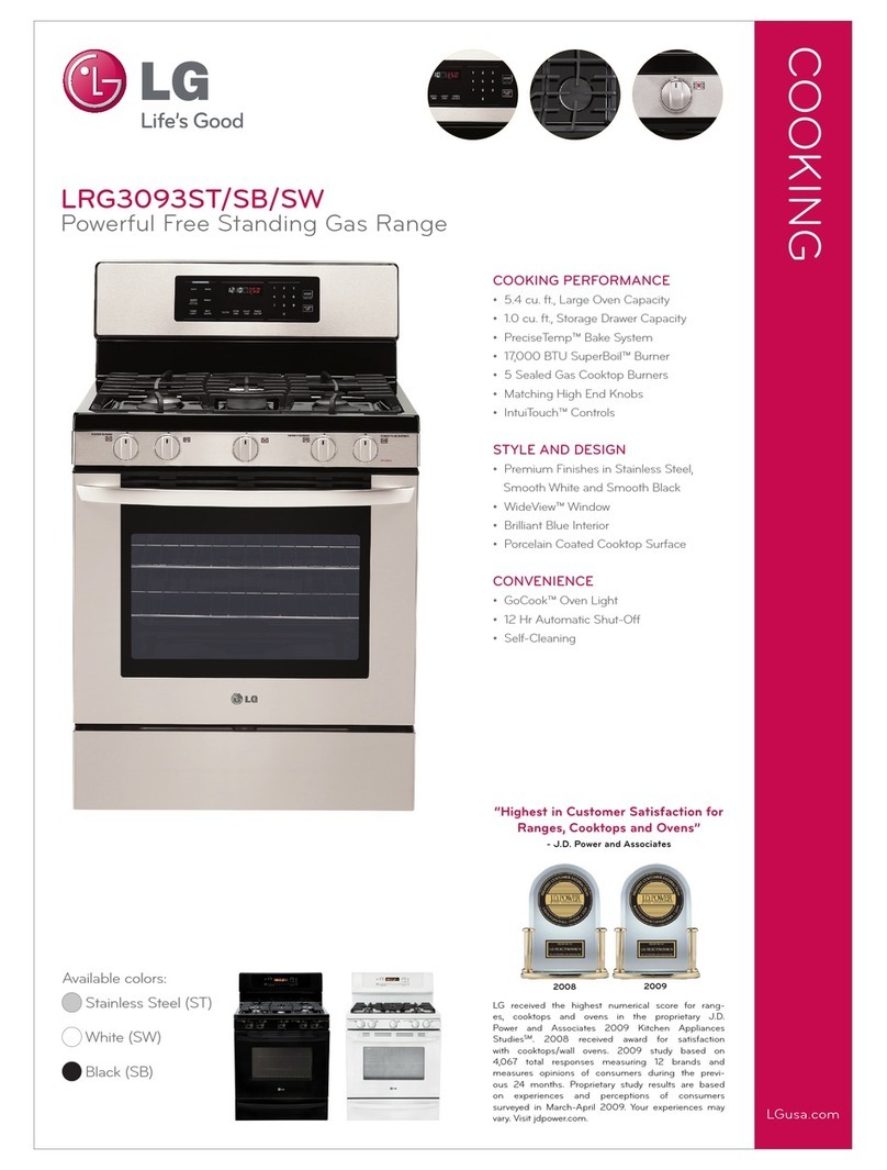 LG LRG3093ST User manual