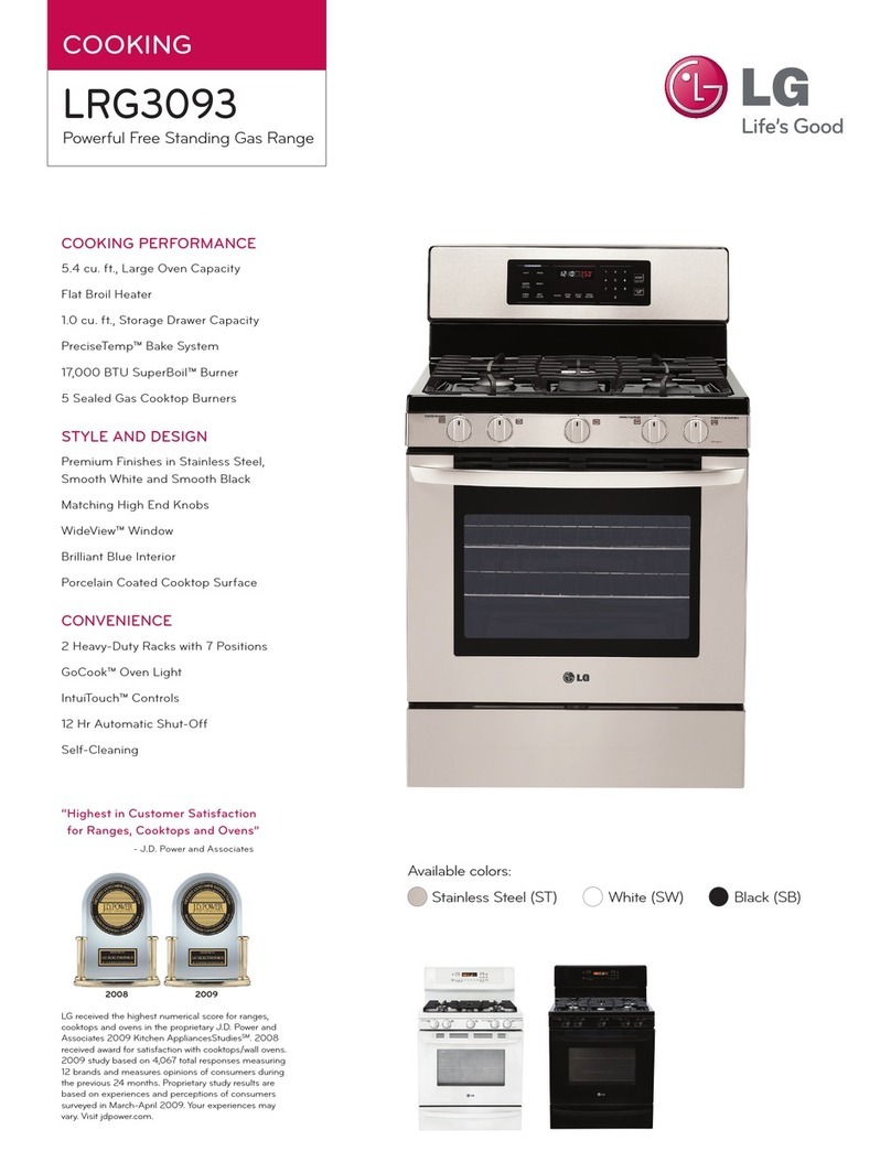 LG LRG3093S User manual