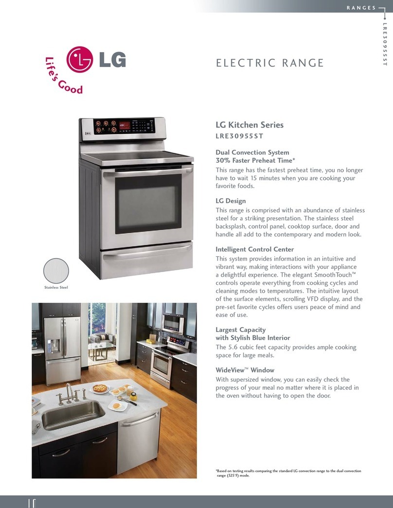 LG LRE30955 User manual