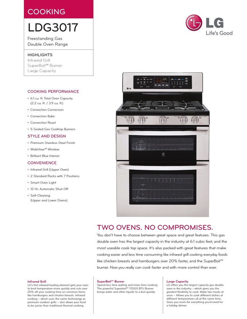 LG LDG3017ST User manual