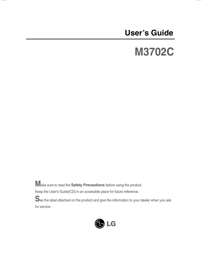 LG M3702C User manual
