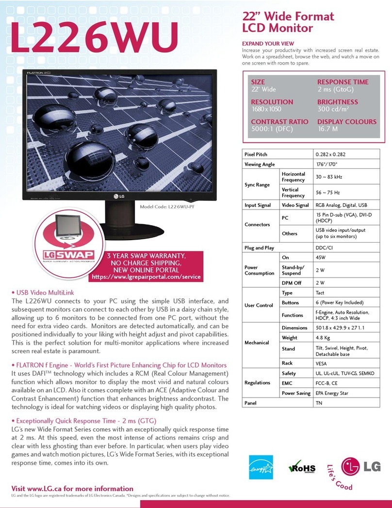 LG L226WU User manual
