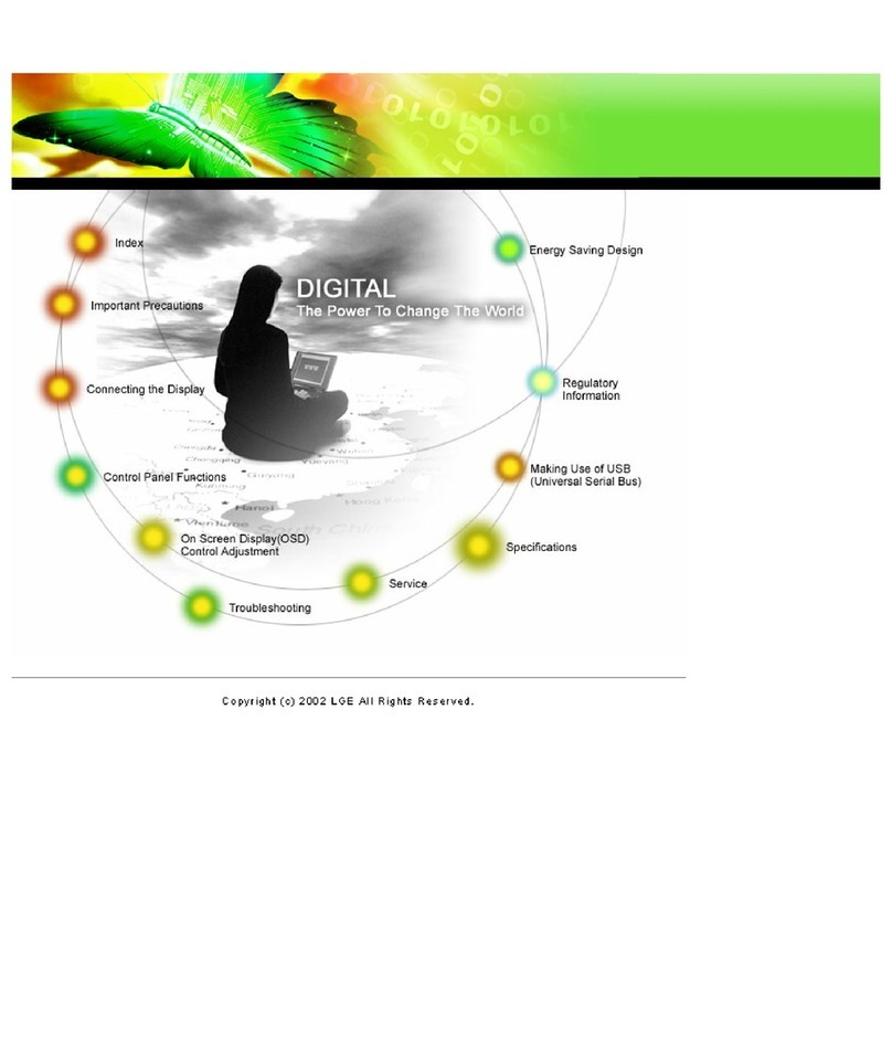 LG Flatron L2010P User manual