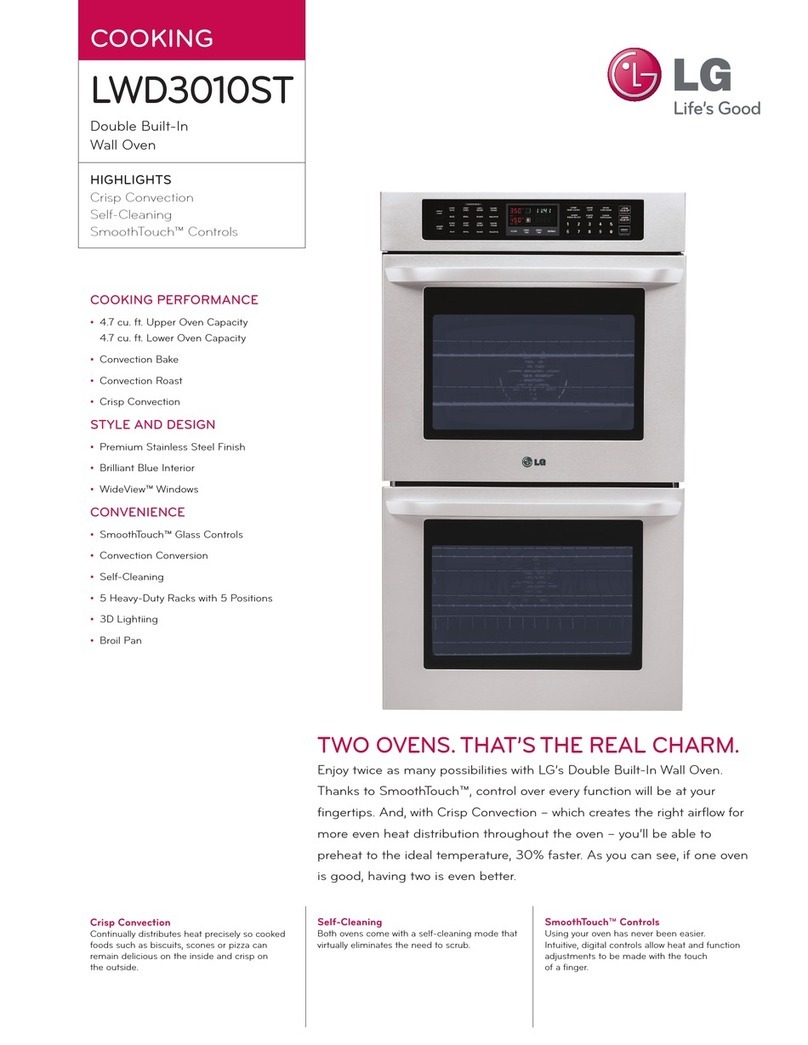 LG LWD3010ST User manual