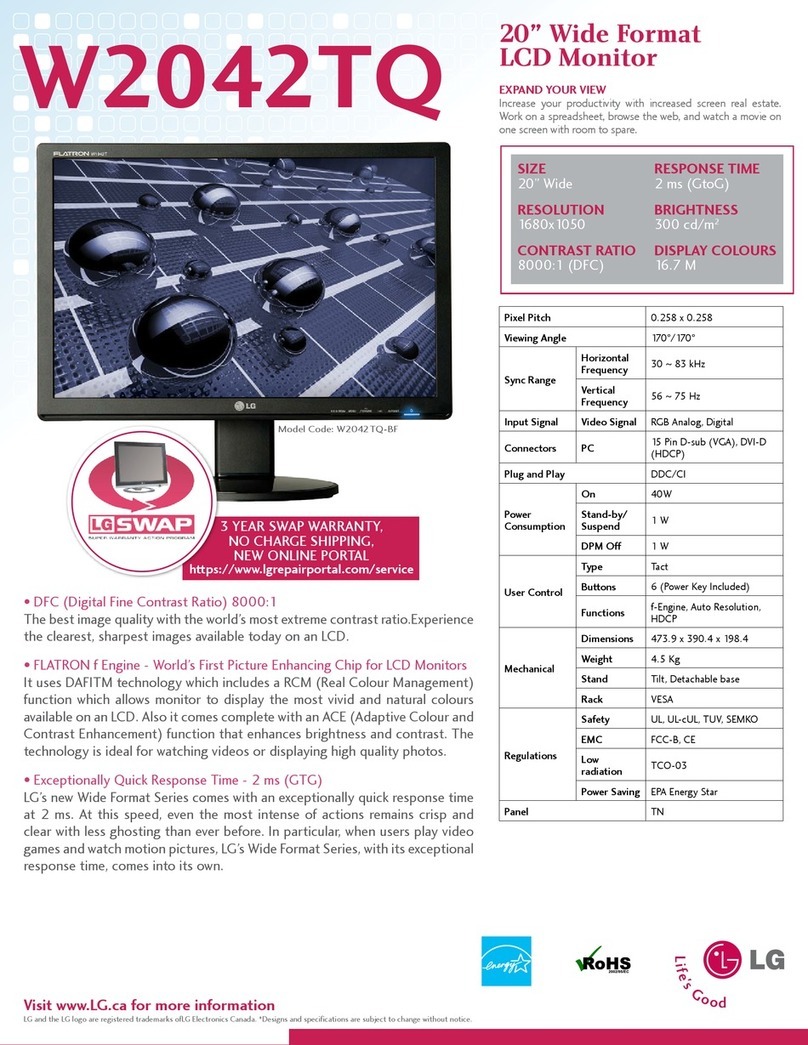 LG W2042TQ User manual