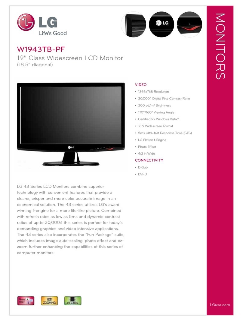 LG W1943TB User manual