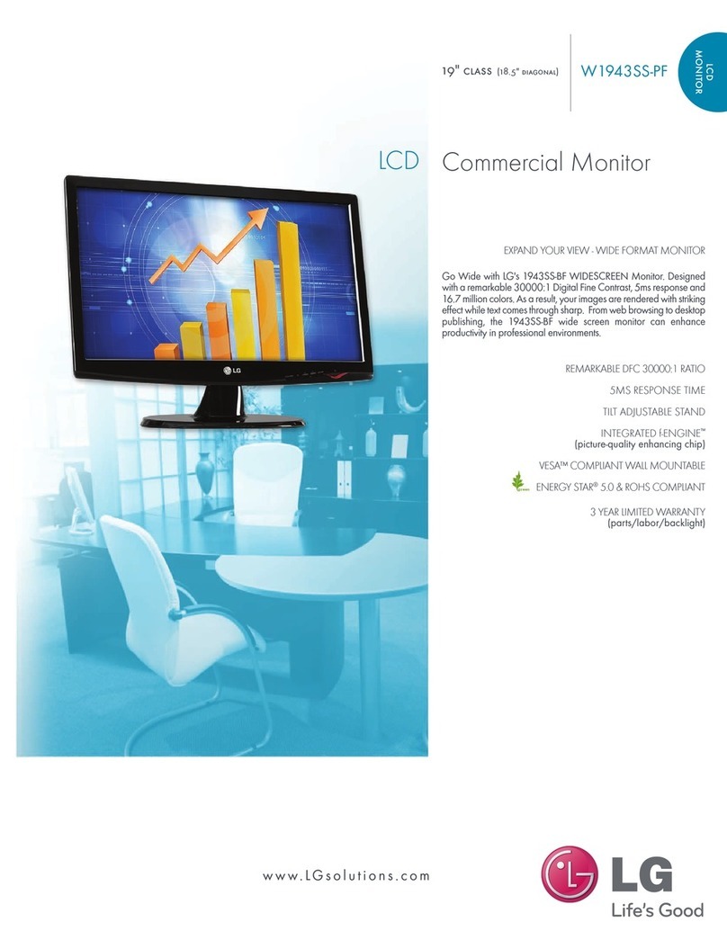 LG W1943SS User manual
