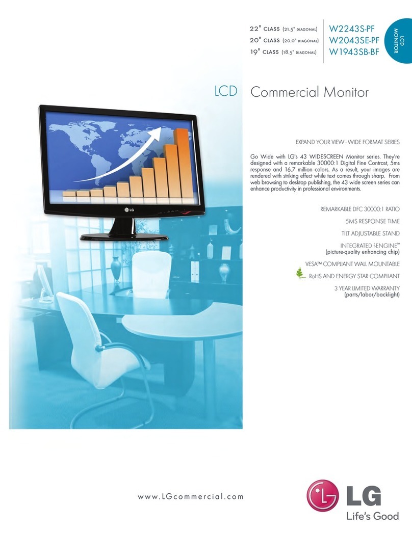 LG W1943SB User manual