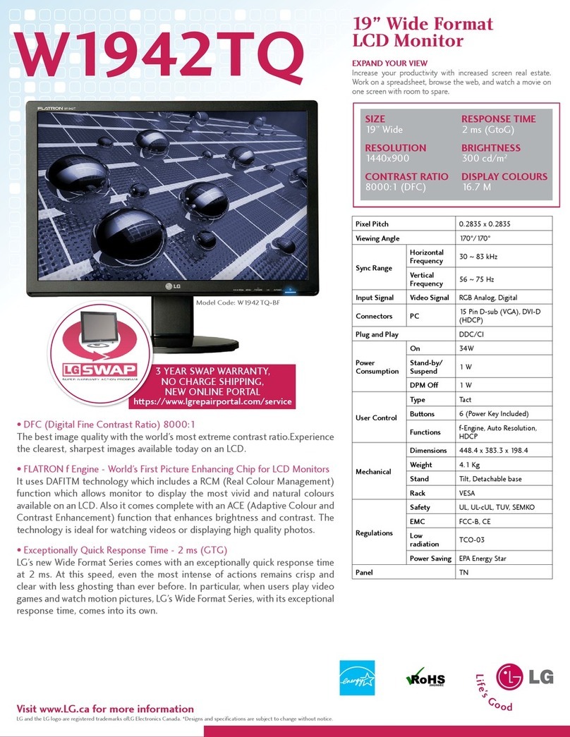 LG W1942TQ User manual