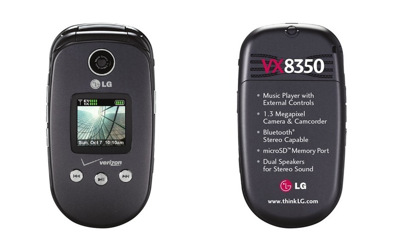LG VX8350 brochure