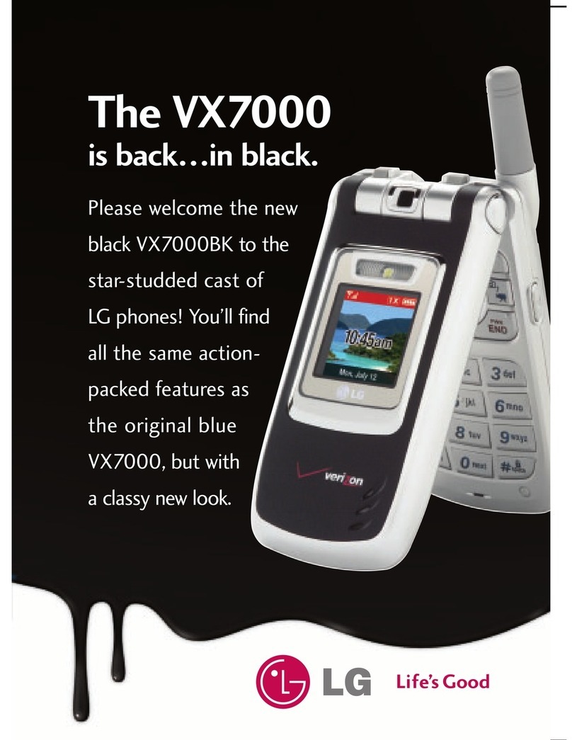 LG VX7000  VX7000 VX7000 User manual