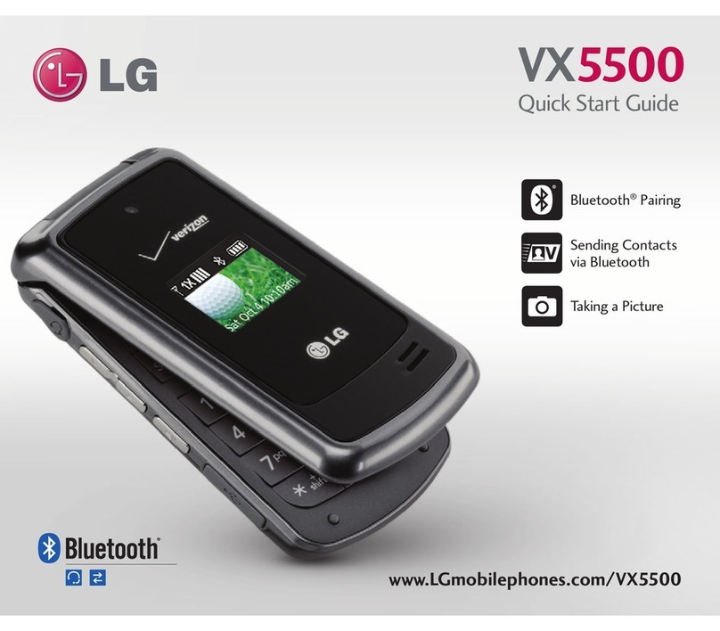 LG VX5500 User manual