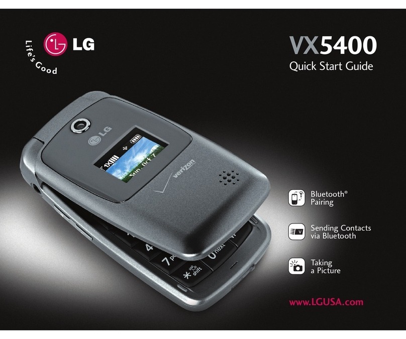 LG VX5400 User manual