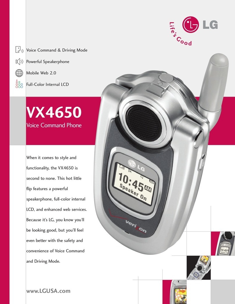 LG VX4650 User manual