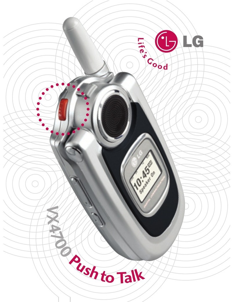 LG VERIZON VX4700 User manual
