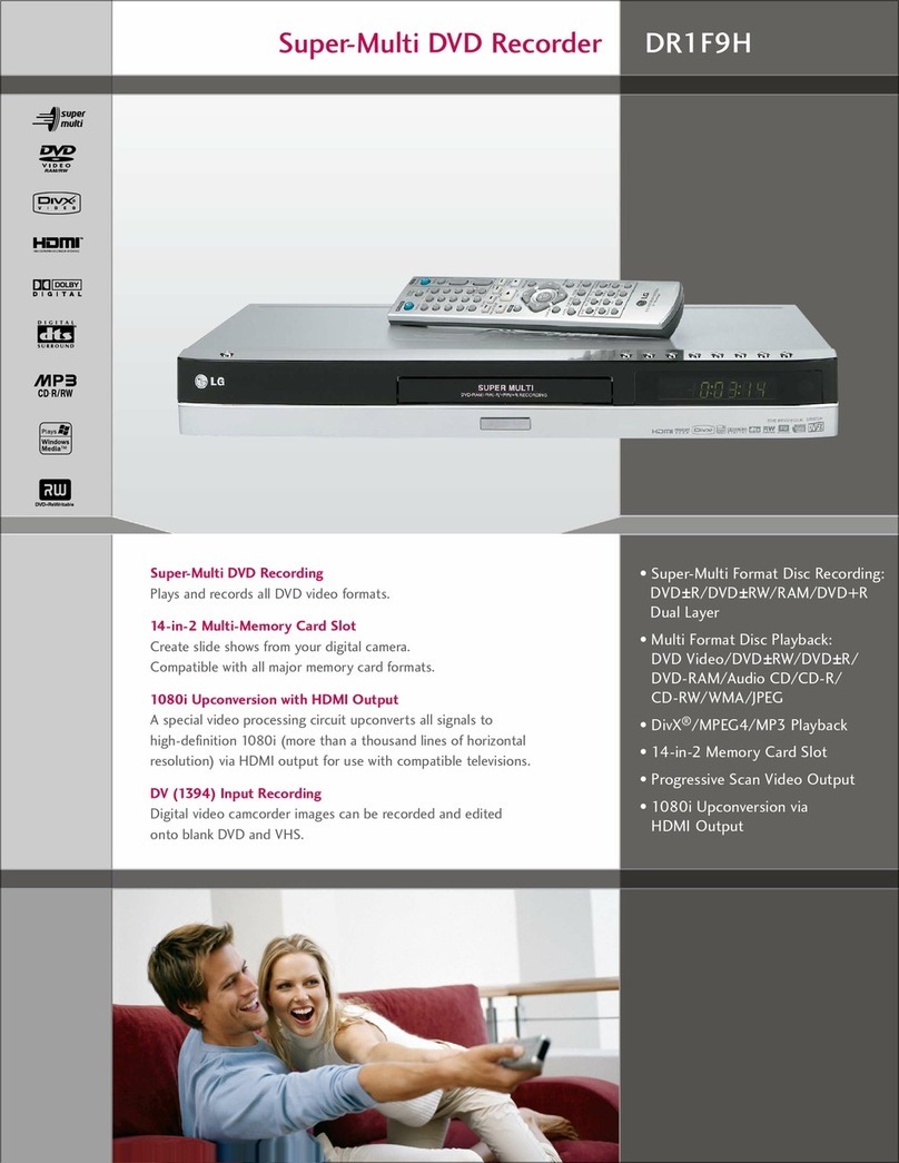 LG DR1F9H Specifications