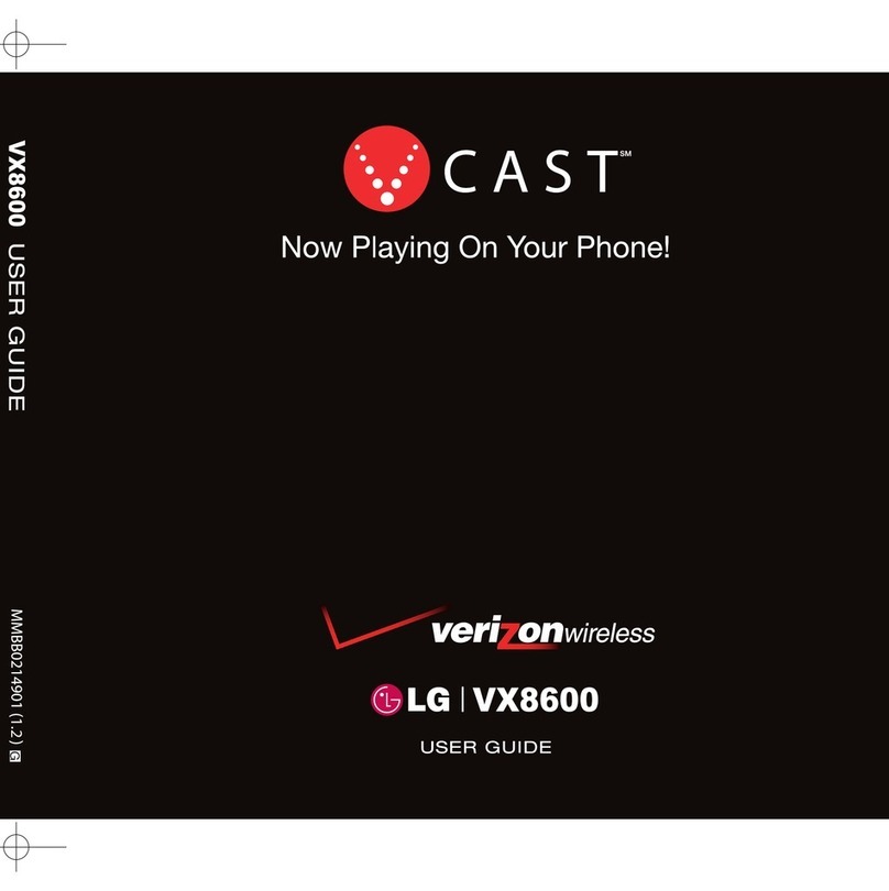 LG VX8600 user guide