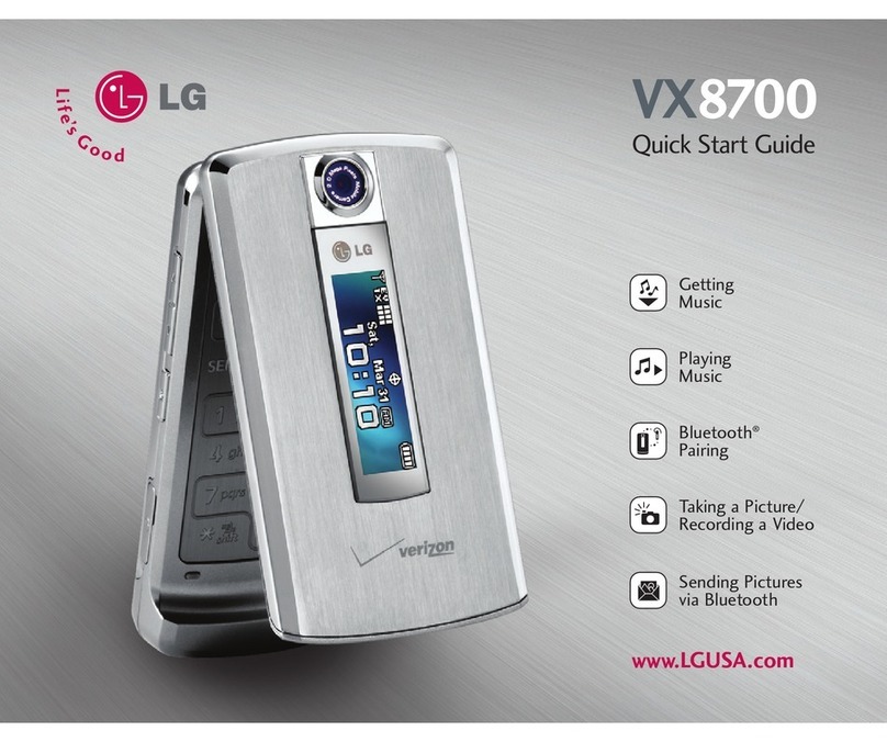 LG VX8700 User manual