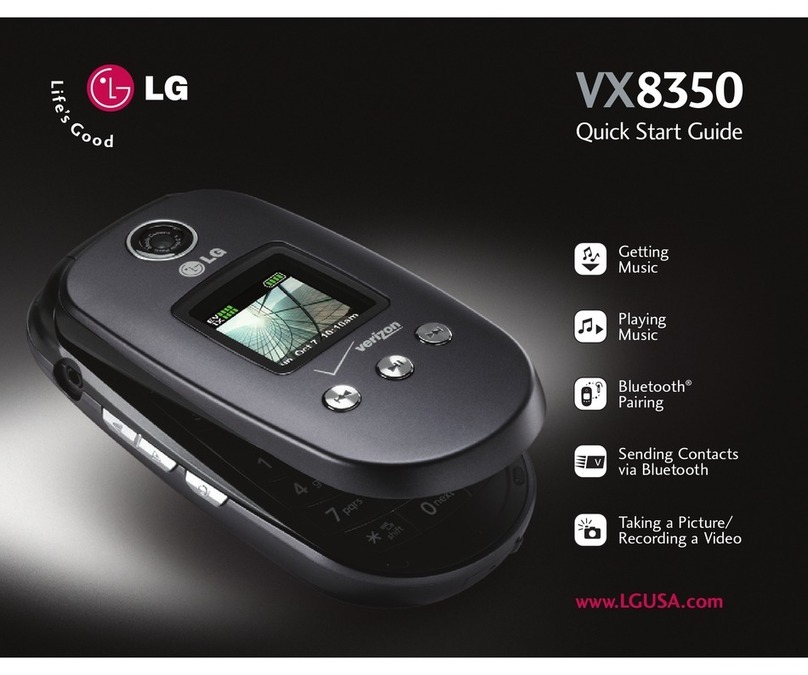 LG VX8350 User manual