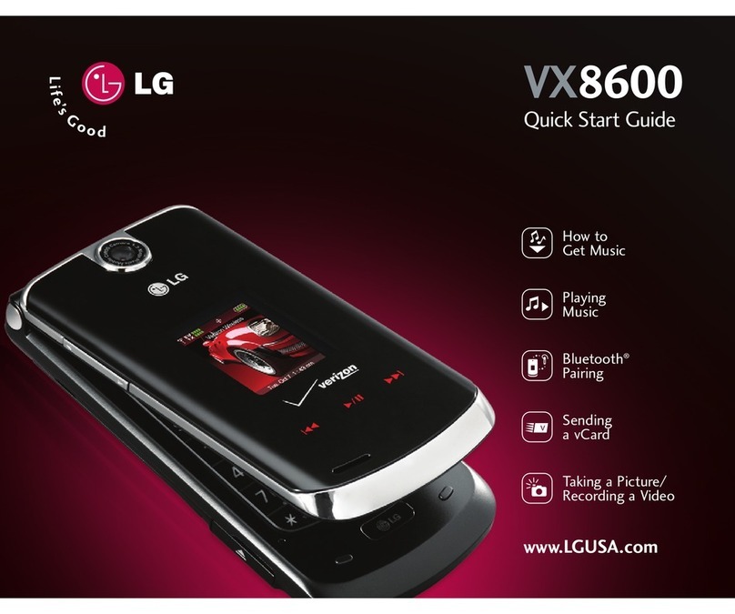 LG VX8600 User manual